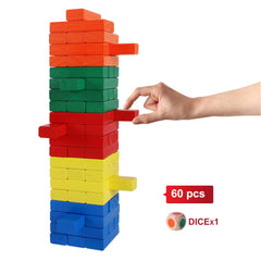 GOTHINK rainbow dice adds variety to stacking