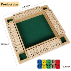 GOTHINK Shut The Box dice set supports quick thinking and dynamic decision making.