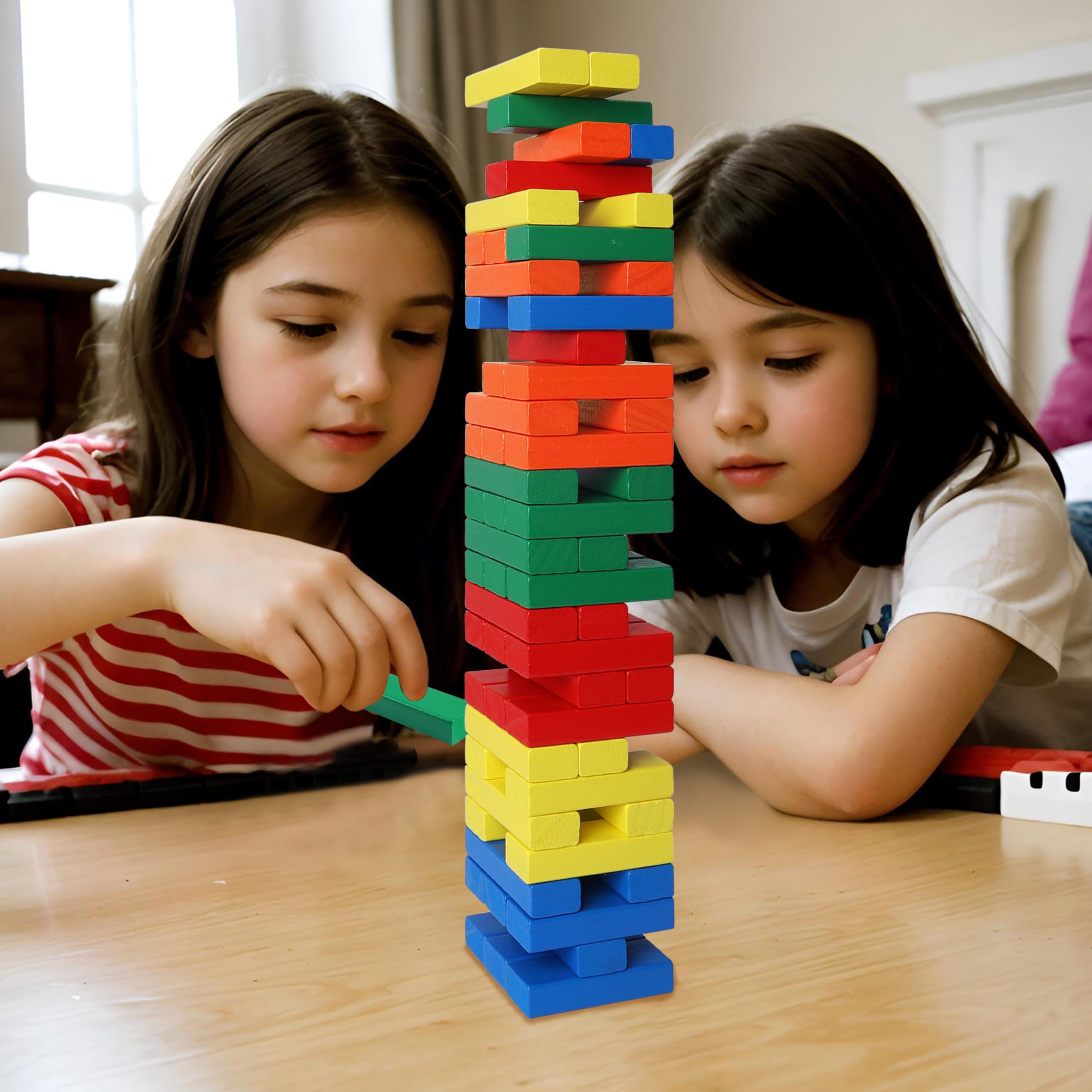 GOTHINK tower balance game visuals during play