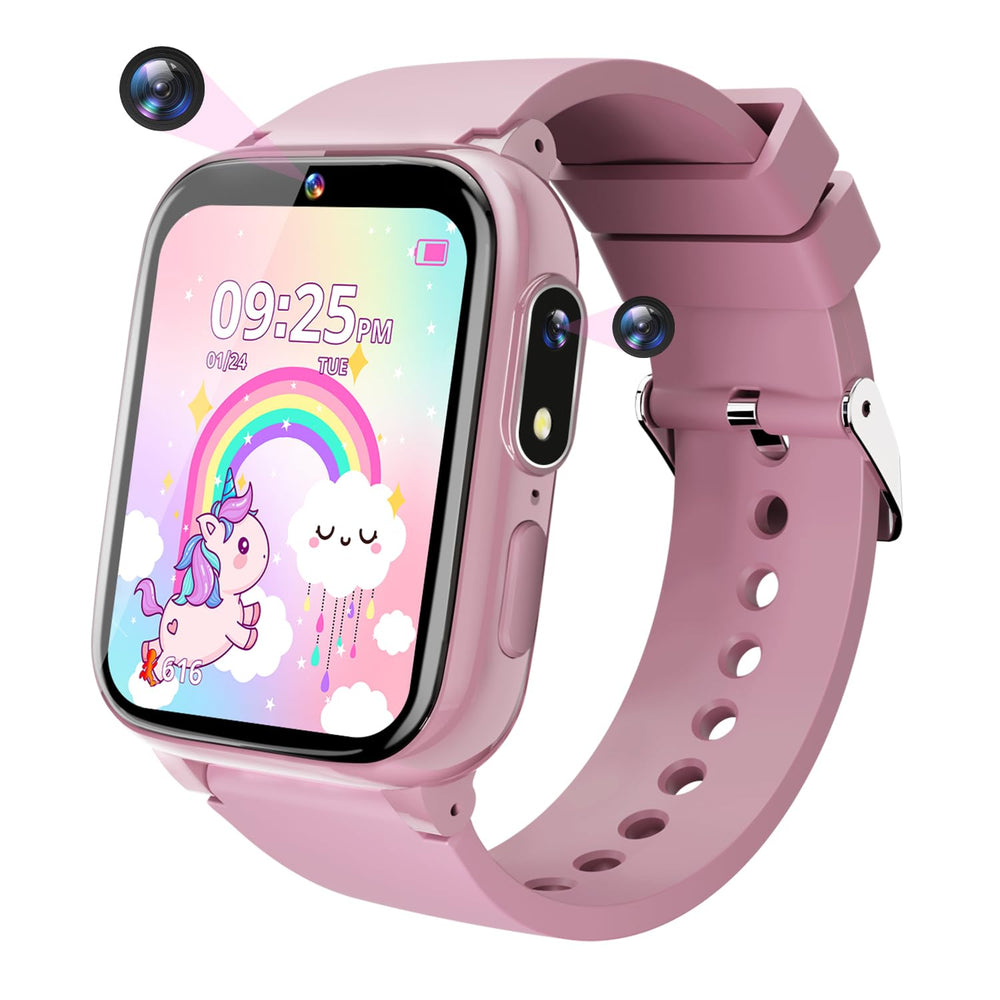 Gothwick Kids Smartwatch front view showing durable frame for active play.
