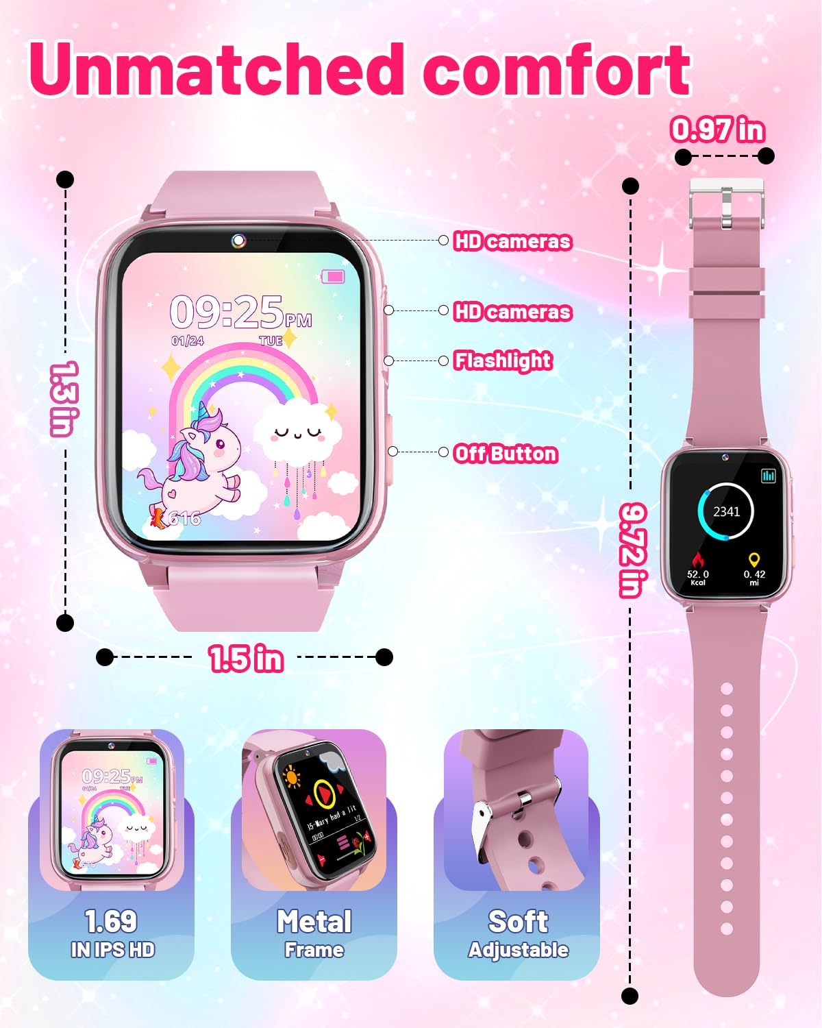 Gothwick Kids Smartwatch gift-pack ideal for birthdays and holidays.