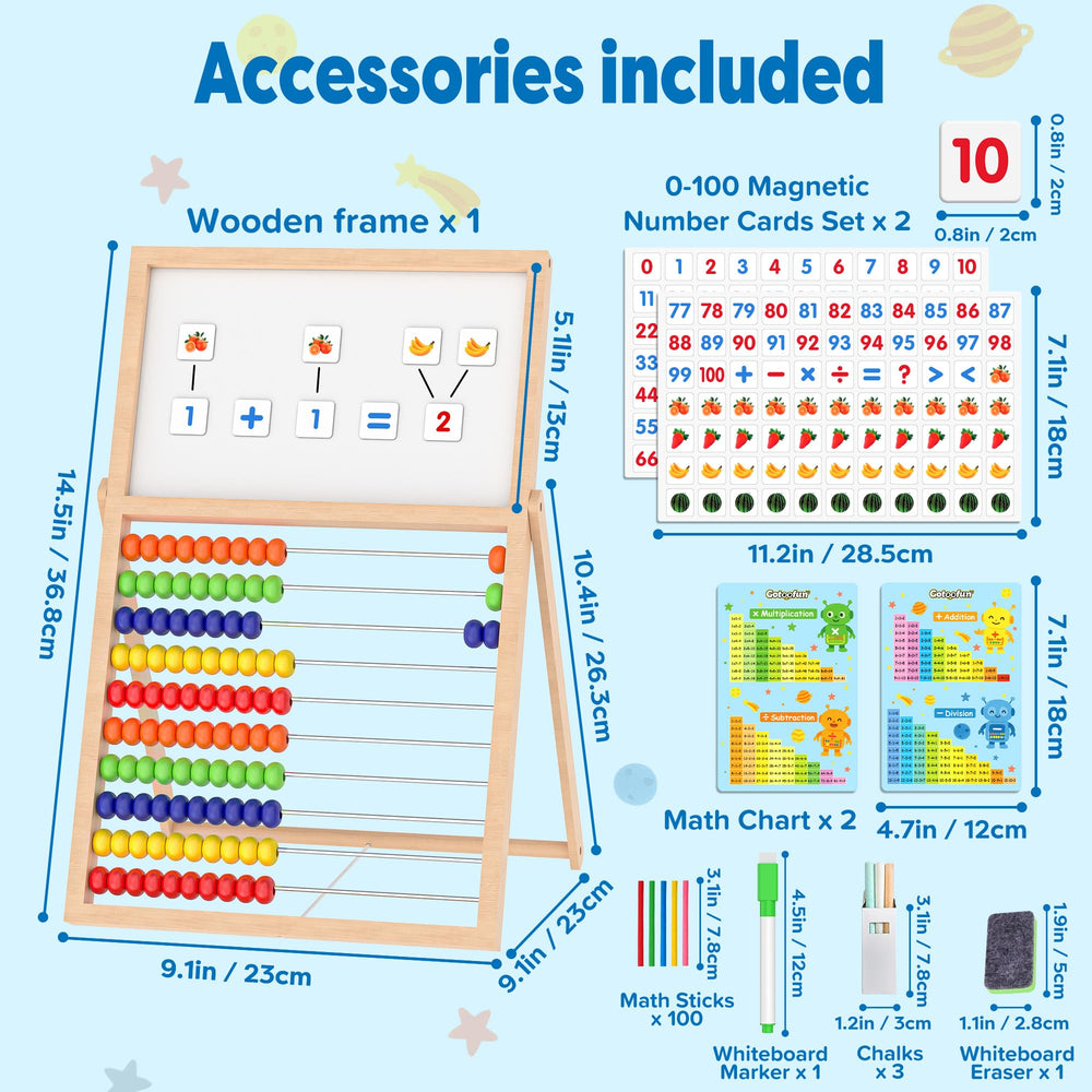 Gotoofun fruit stickers set for colorful math activities.