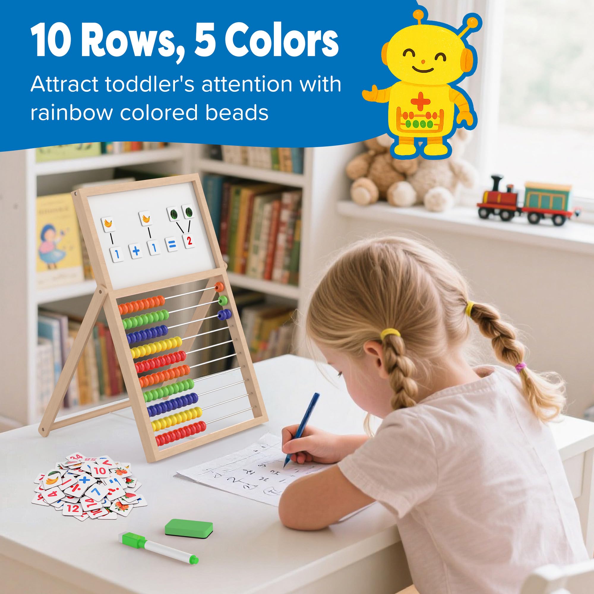 Gotoofun Montessori-inspired toy supports early numeracy.
