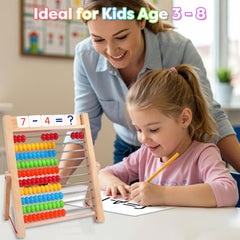 Gotoofun abacus featuring smooth edges designed for safe, hands-on learning.