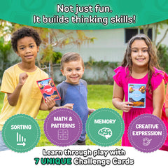 GOTROVO Active Kids Scavenger Hunt seven challenge cards sparking memory and sorting