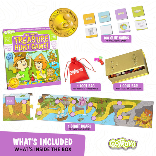 GOTROVO treasure gems and coins image; hidden rewards inspire curiosity and playful exploration.