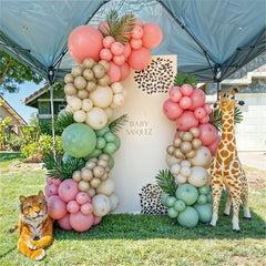 Govpy pastel pink balloons add soft accents for baby showers and girly décor