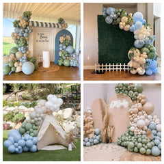 Govpy rabbit-theme setup balloons create playful party scenery.