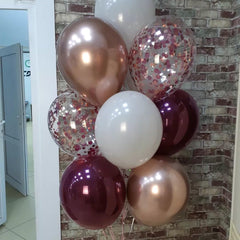 Govpy white balloons offer versatile accents for airy photo backdrops.
