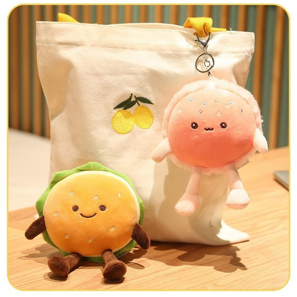 Goylmc Hamburger Plush Toy 13.7-inch size is perfect for cozy lounging.