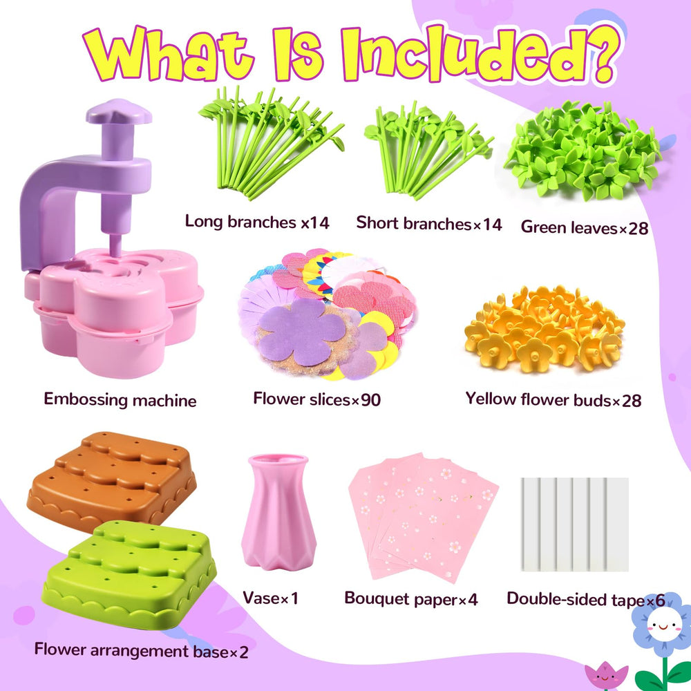 GPPNKC Flower Kit petals variety supports colorful, creative flower designs.