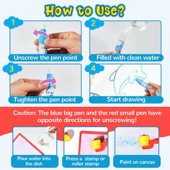 GPPNKC Water Doodle Mat design booklet for inspiration