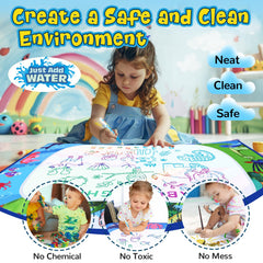 GPPNKC Water Doodle Mat portable foldable for travel