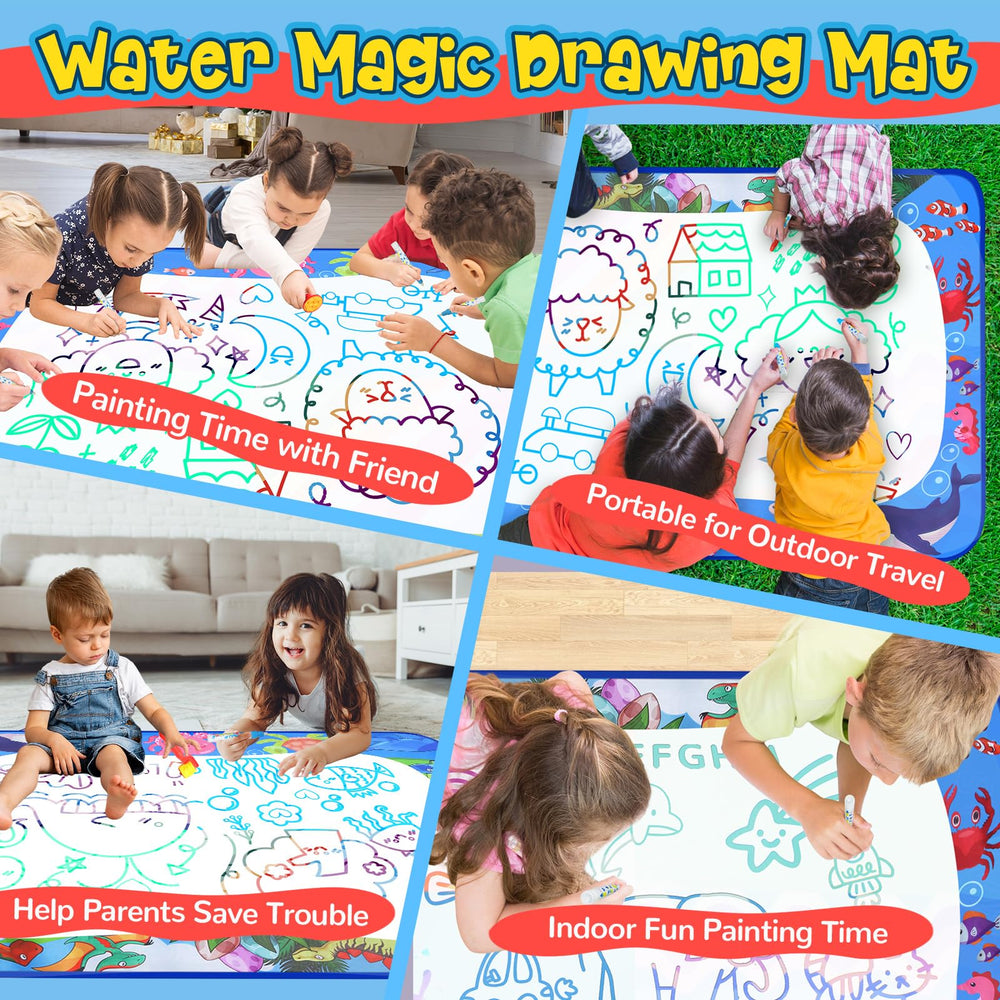 GPPNKC Water Doodle Mat stamps and roller stamps