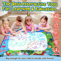 GPPNKC Water Doodle Mat painting stencils for guided drawing