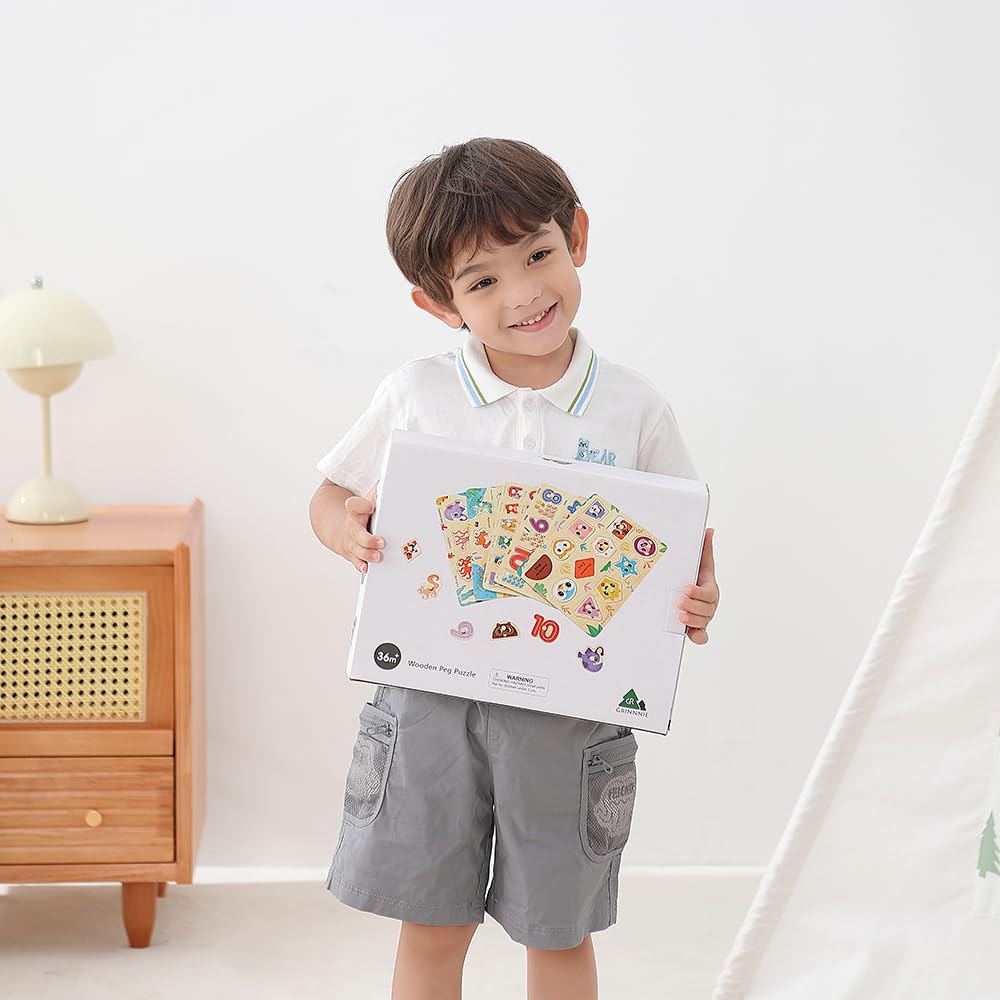 GRINNNIE wooden puzzle gift box ready for gifting and storage.