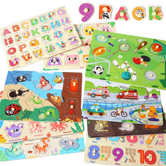 GR GRINNNIE animal puzzle encourages recognition and storytelling during play.