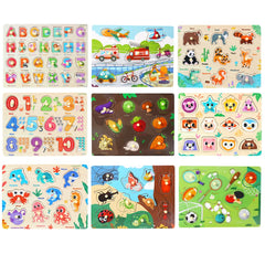GR GRINNNIE shape puzzle promotes shape recognition and hand-eye coordination.