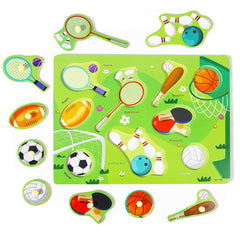 GR GRINNNIE vegetable puzzle introduces healthy imagery and coordination.