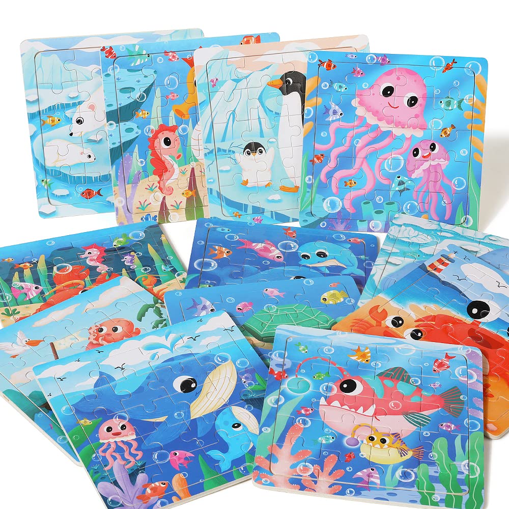GR GRINNNIE Wooden puzzle hands friendly design makes kid safe screen free fun.