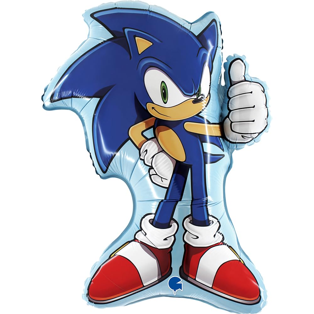 Grabo Sonic balloon supershape 27 inches for vibrant party decor