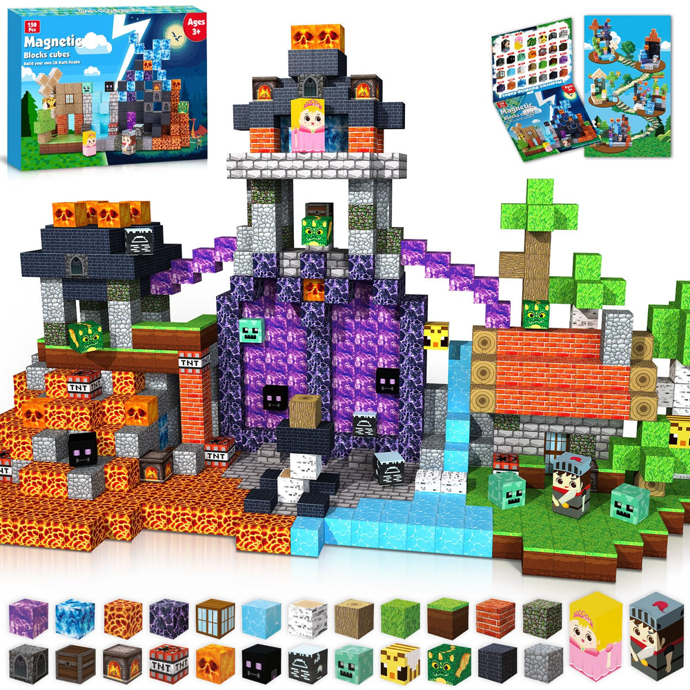 GraceDuck magnetic cubes in 26 colors spark imaginative play and fine motor development.