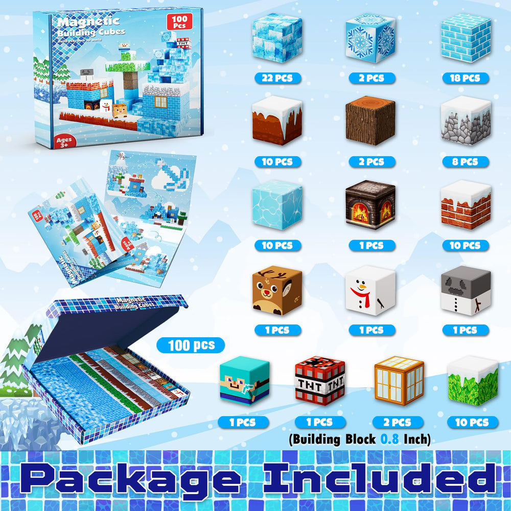 GraceDuck magnetic blocks colorful cubes inviting creative building