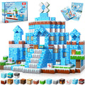 GraceDuck magnetic blocks form an ice castle for imaginative play and STEM learning