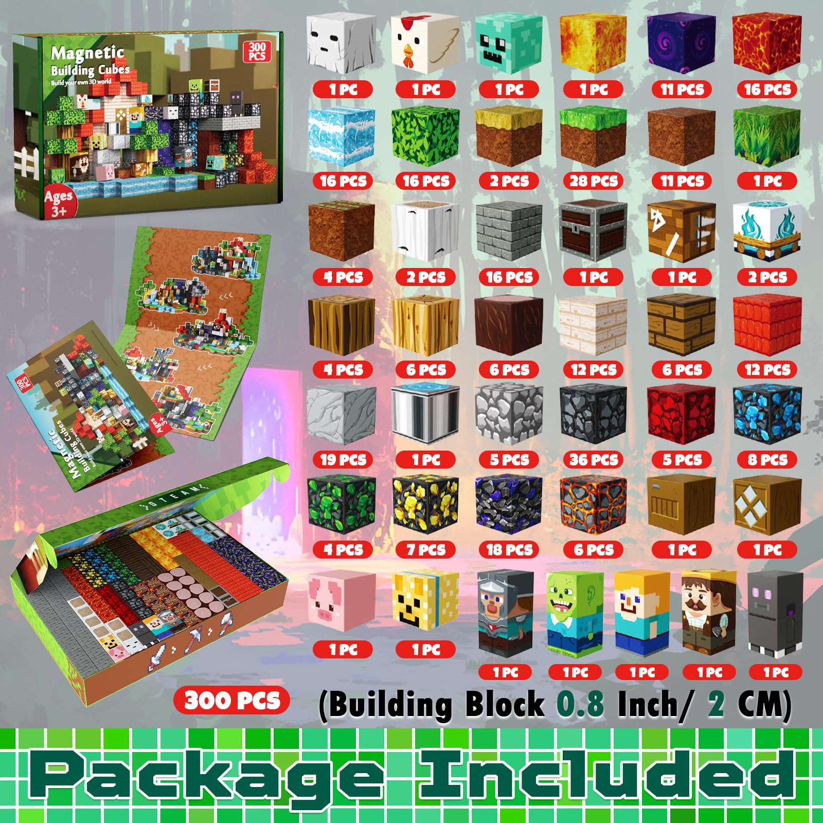 GraceDuck magnetic blocks lava theme highlighting hands-on building and imaginative problem-solving.