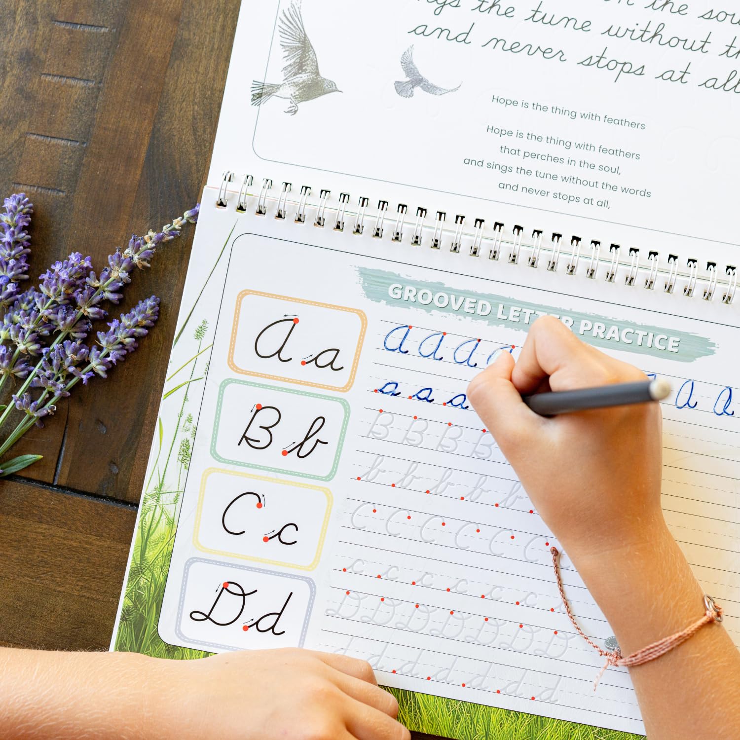 Graceful By Design comprehensive cursive practice supports learners of all levels.