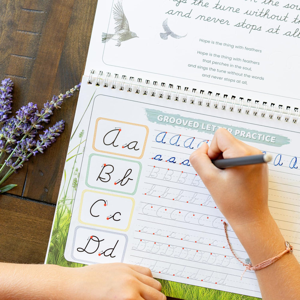 Graceful By Design comprehensive cursive practice supports learners of all levels.