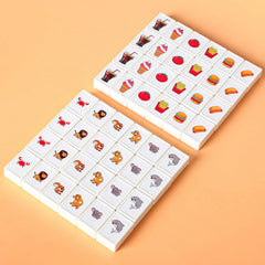 GRACIAS Mahjong Block Set ABS material, sturdy tiles with smooth touch.