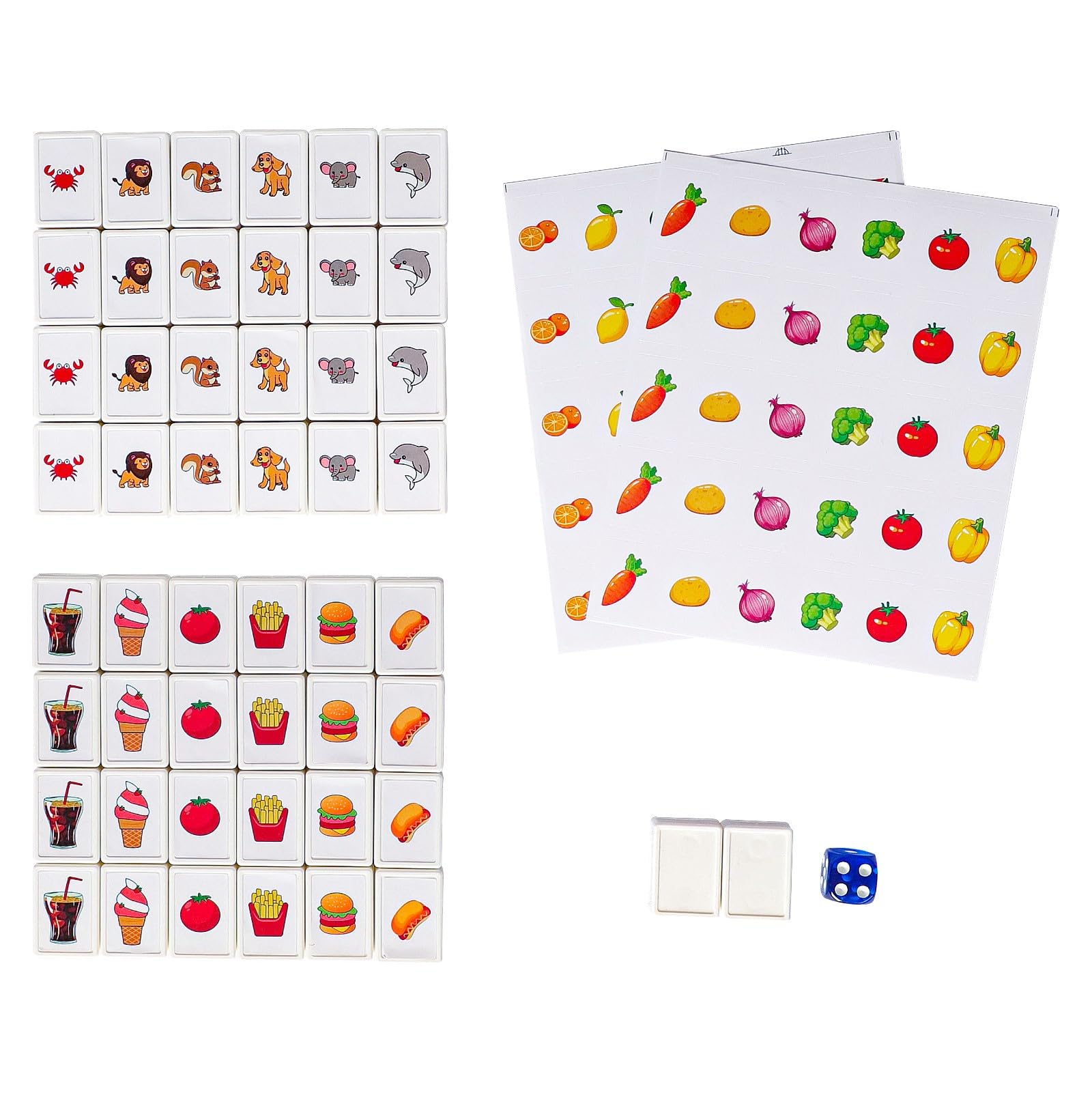 GRACIAS Mahjong Block Set tiles, durable and easy to carry for travel games.