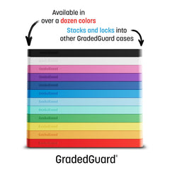 GradedGuard PSA slab fit, yellow case, soft touch finish