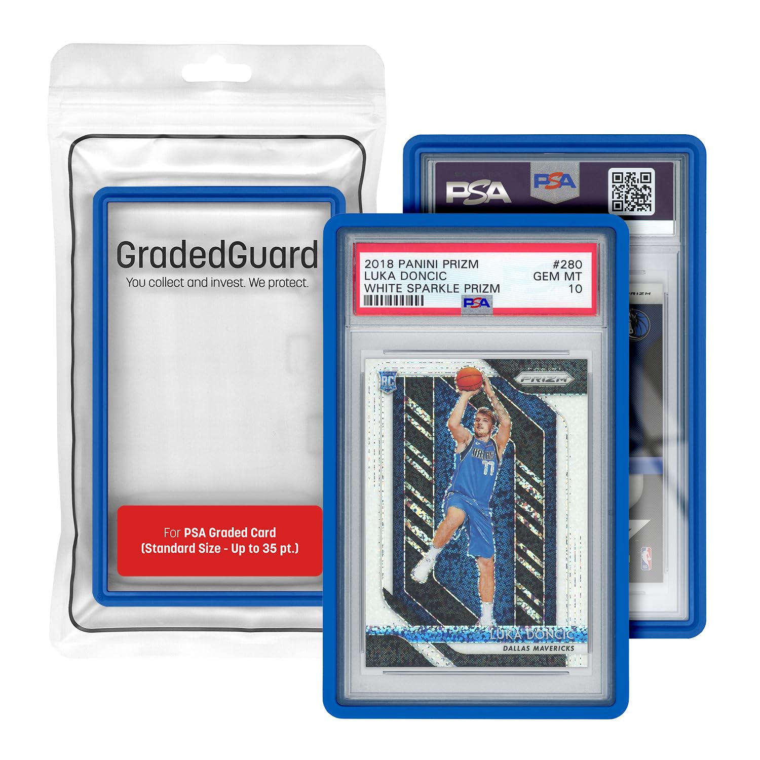GradedGuard royal card guard case fits PSA slabs securely.