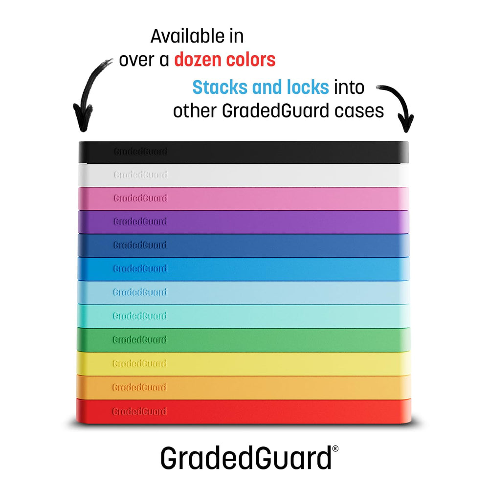 GradedGuard Ruby transparent deep color back shows premium gloss finish.
