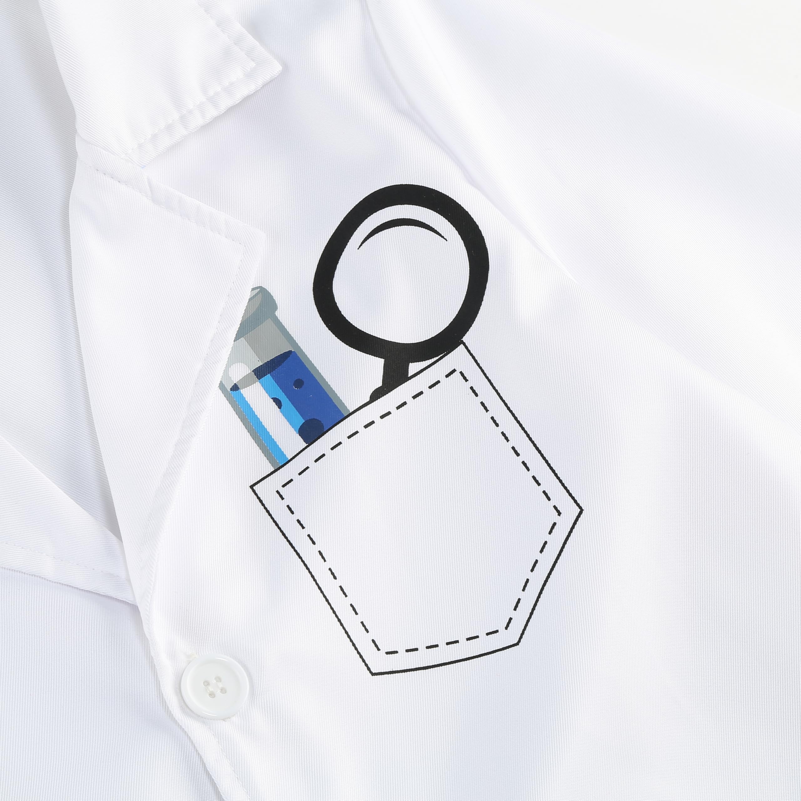 GRAJTCIN mad scientist bow tie adds quirky scholarly flair.
