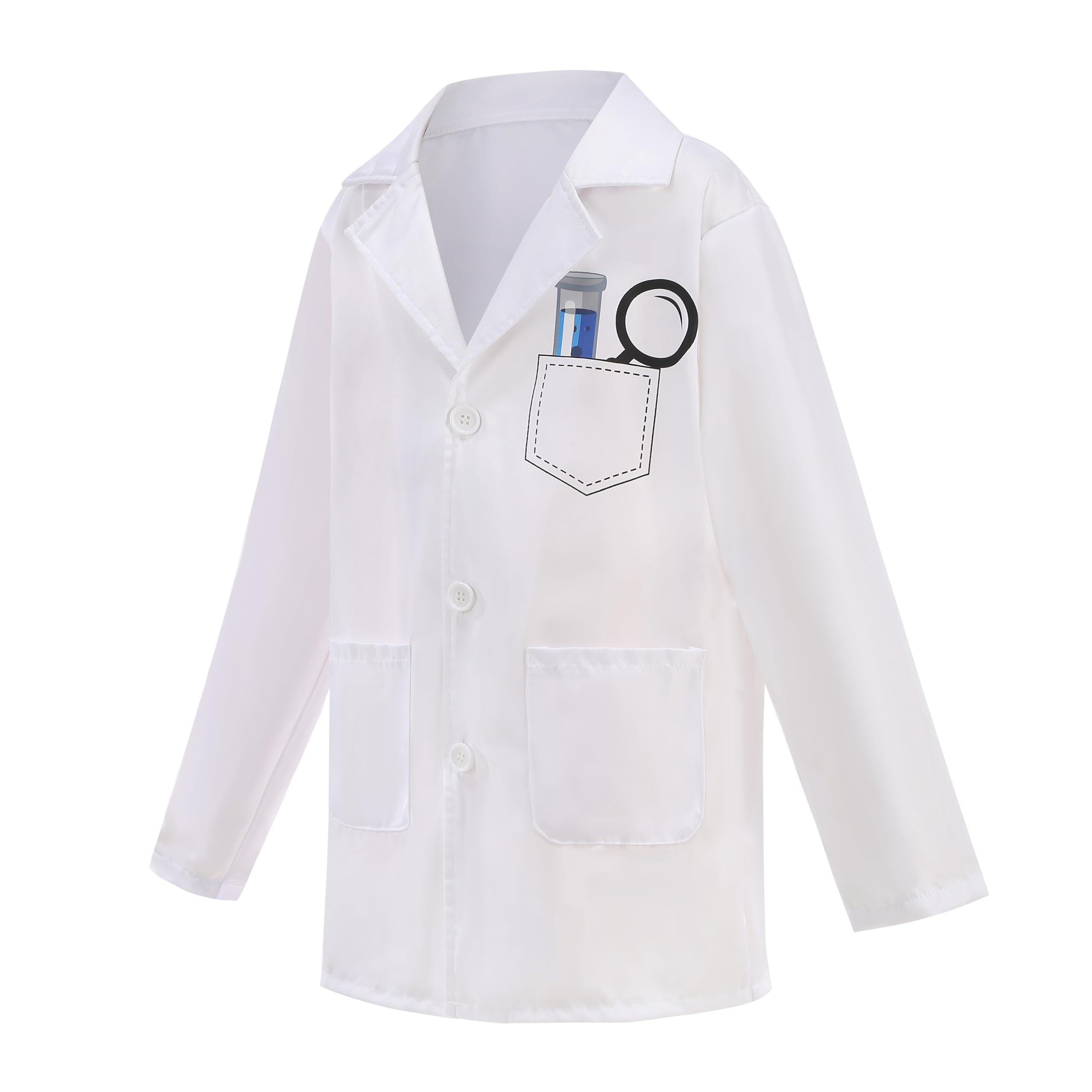 GRAJTCIN mad scientist fake mustache completes classic lab character look.