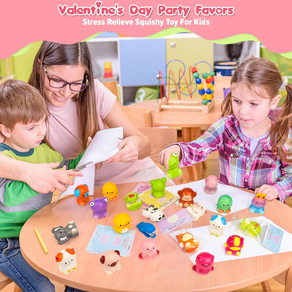 Gralima animal squishy monkey, bright color spark storytelling play