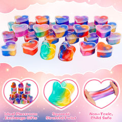 Gralima DIY Valentine gifts with slime and names.