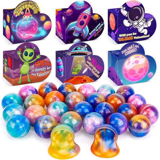 Gralima galaxy slime valentines for classroom gifting and tactile play