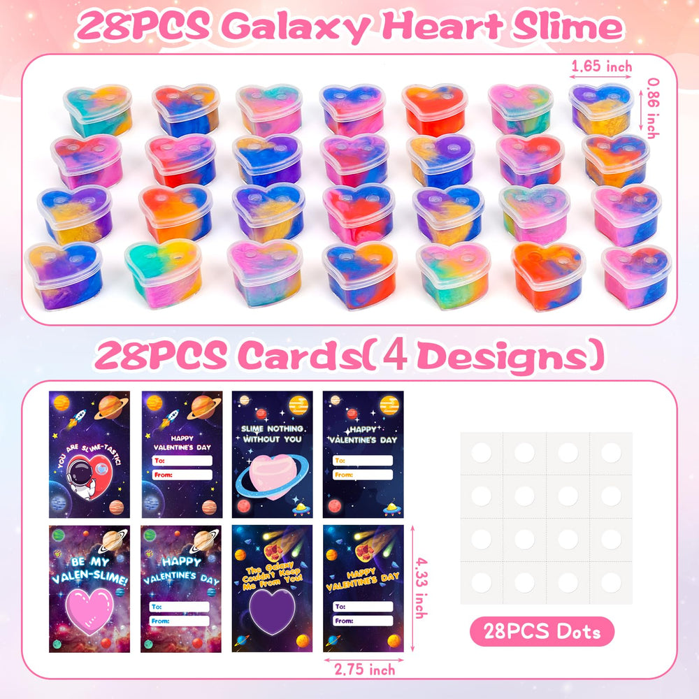 Gralima space-design cards paired with galaxy slime for exchanges.