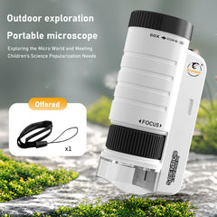 Grampus pocket microscope with built in LED for bright observations.