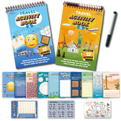 GRANDLMOON 2-pack activity mats for on-the-go learning and family fun.