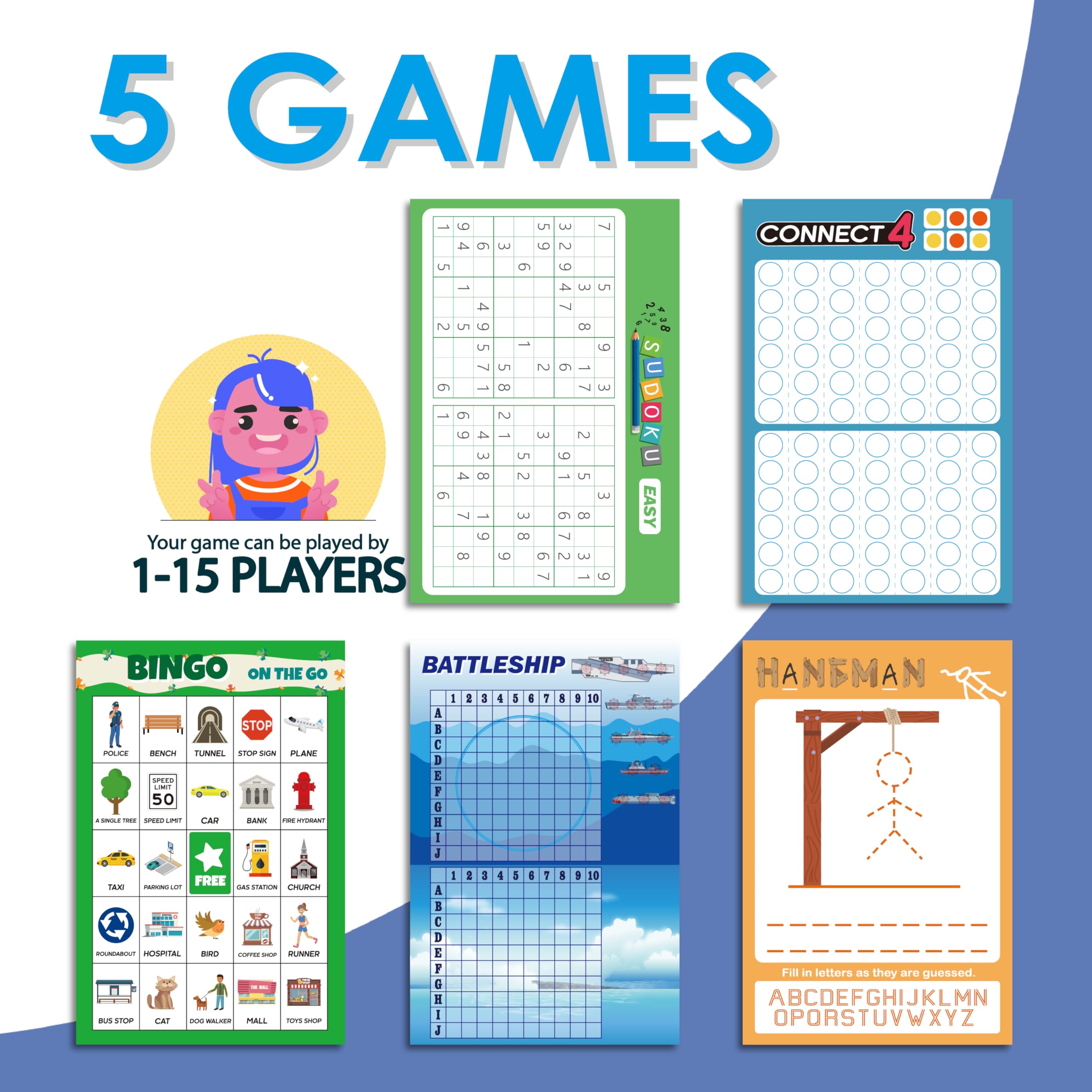 GRANDLMOON 5 five classic games display offers varied family entertainment.