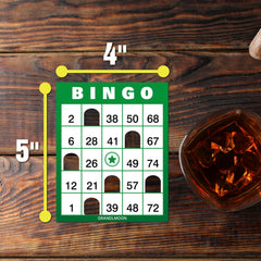 GRANDLMOON durable, reusable cards withstand repeated use for regular bingo sessions