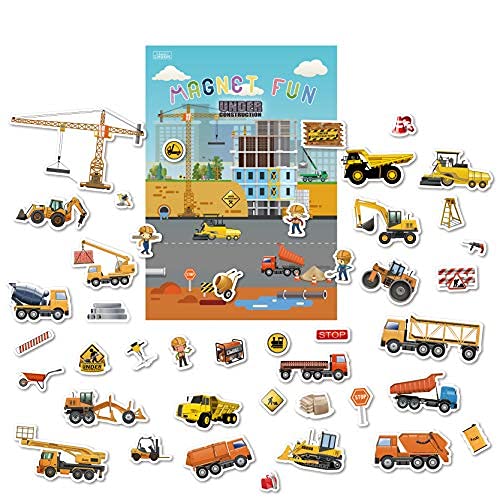 GRANDLMOON magnetic playboard closed cover for portable construction play sessions