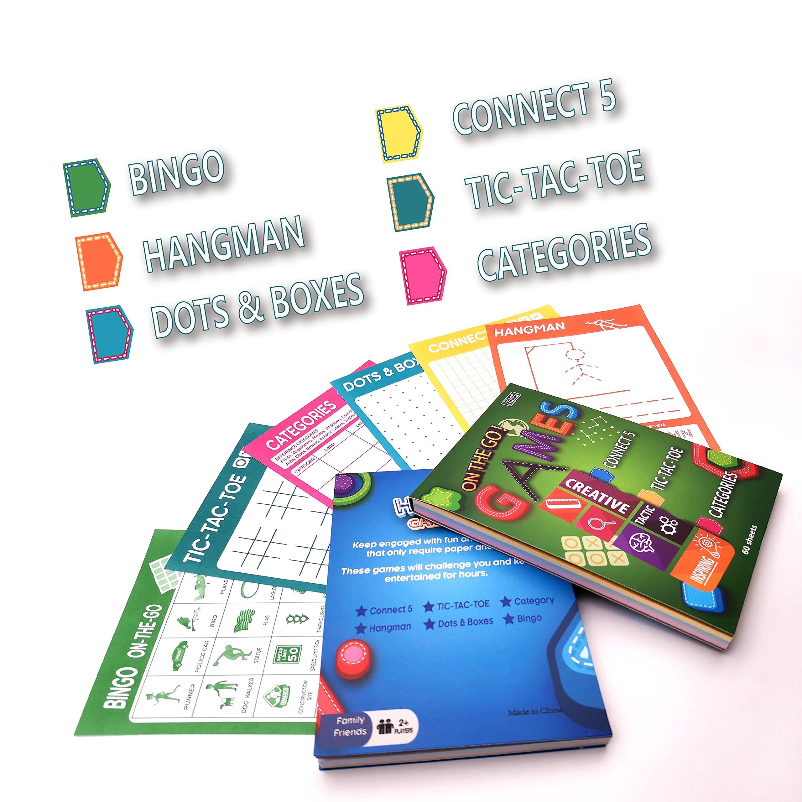 GRANDLMOON travel notepad pages reveal 60 sheets per pad for extended play