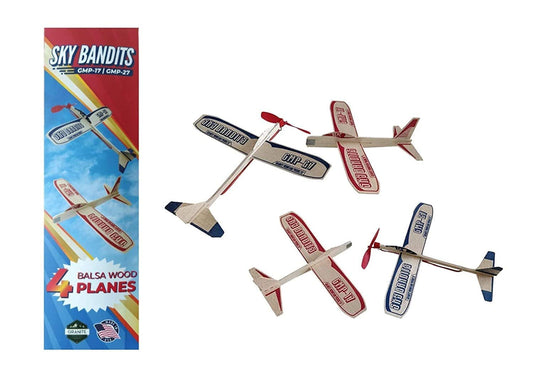 Granite Mountain Products balsa plane kit box protects delicate wood during shipping.