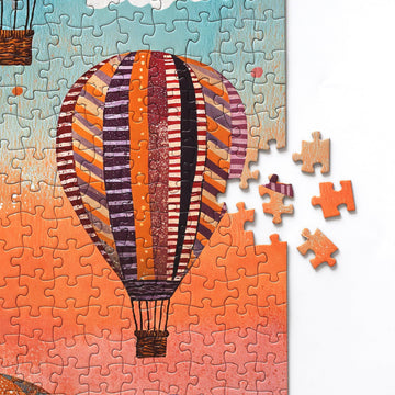 Graphinee puzzle pieces with special patterns invite exploration